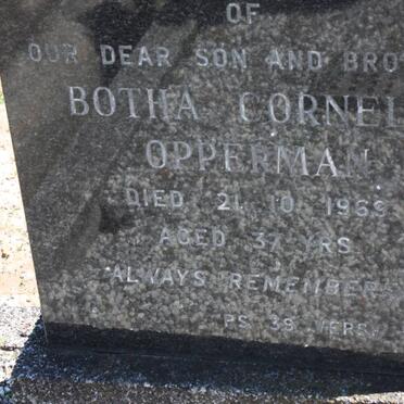 OPPERMAN Botha Cornell -1969