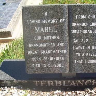 TERBLANCHE Mabel 1929-2005