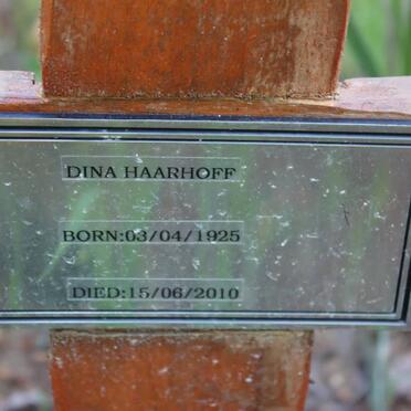 HAARHOFF Dina 1925-2010