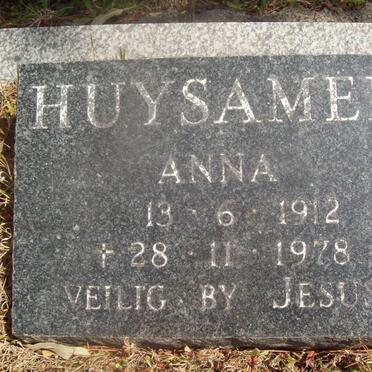HUYSAMEN Anna 1912-1978