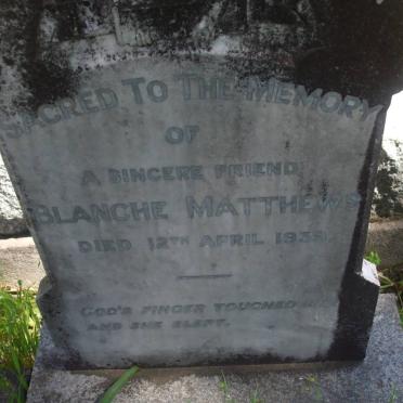 MATTHEWS Blanche -1939
