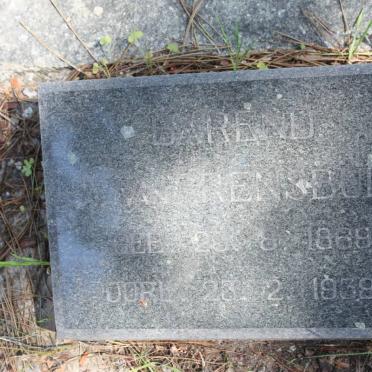 RENSBURG Barend, van 1868-1939