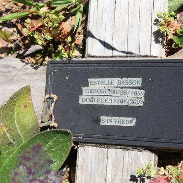 BASSON Estelle 1959-2003