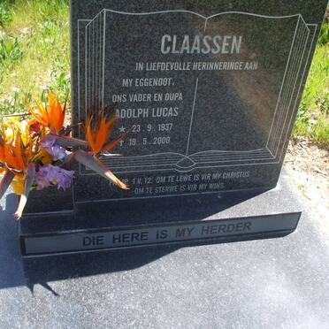 CLAASSEN Adolph Lucas 1937-2000