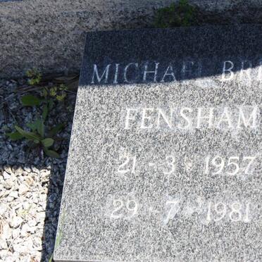 FENSHAM Michael Brian 1957-1981