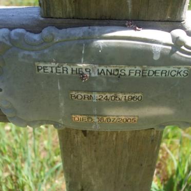 FREDERICKS Peter Hermanus 1960-2005