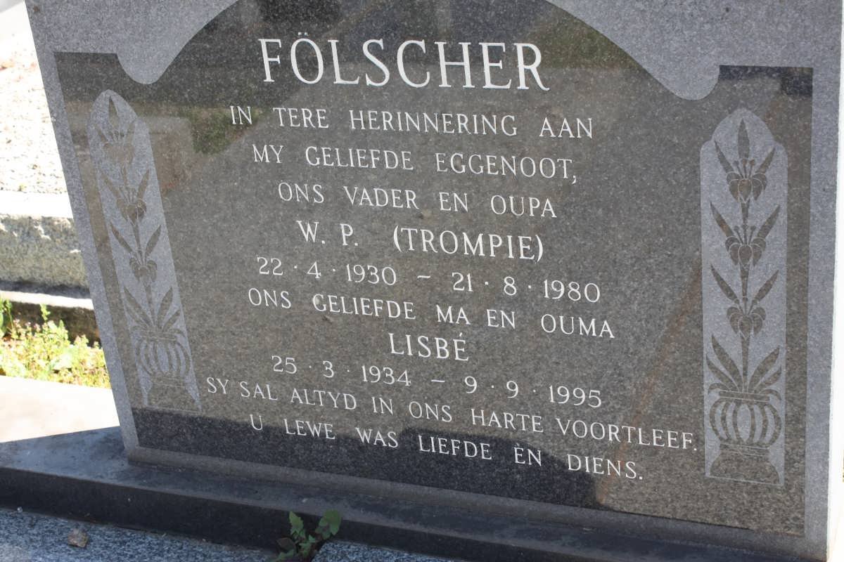 FÖLSCHER W.P. 1930-1980 &amp; Lisbé 1934-1995