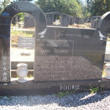 FOURIE Sarel Jacobus 1931-1984