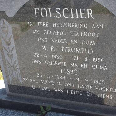 FÖLSCHER W.P. 1930-1980 &amp; Lisbé 1934-1995