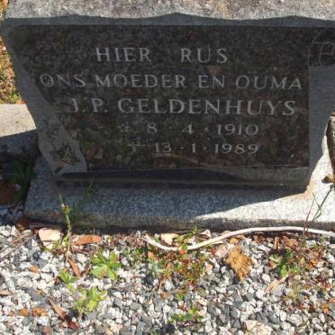 GELDENHUYS J.P. 1910-1989