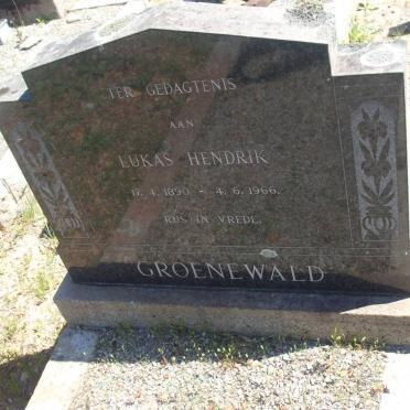 GROENEWALD Lukas Hendrik 1890-1966