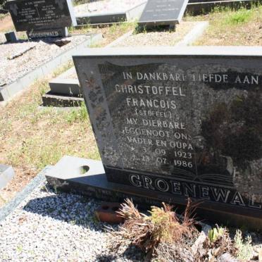 GROENEWALD Christoffel Francois 1923-1986