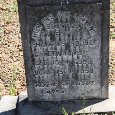 GELDENHUYS Philupus Rudolf 1958-1958