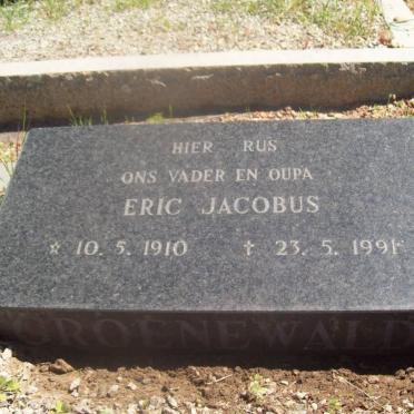 GROENEWALD Eric Jacobus 1910-1991