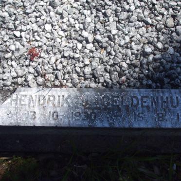 GELDENHUYS Hendrik J. 1930-1985