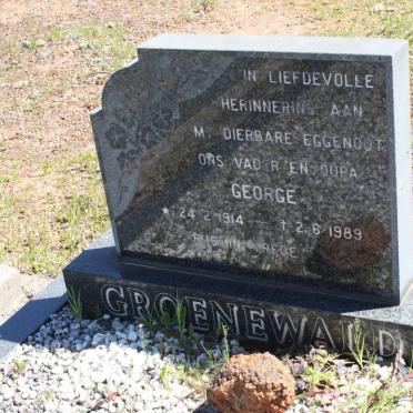 GROENEWALD George 1914-1989