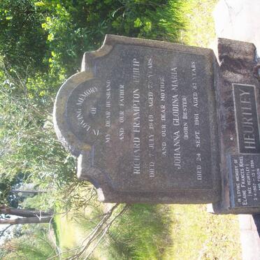 HEURTLEY Richard Frampton Philip -1949 &amp; Johanna Glodina Maria BESTER -1961