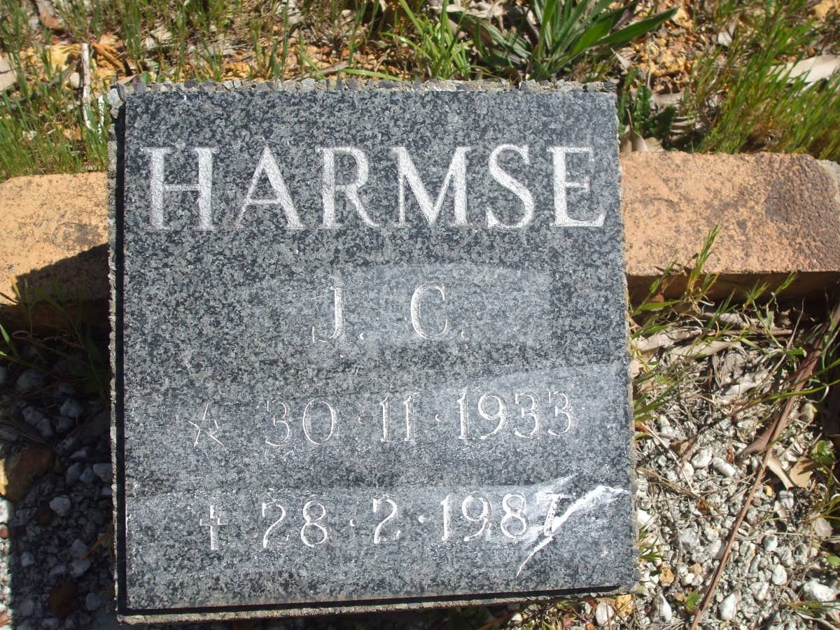 HARMSE J.C. 1933-1987