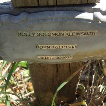 KLEINSMIDT Solly Solomon 1932-2005
