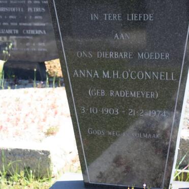 O'CONNELL Anna M.H. nee RADEMEYER 1903-1974