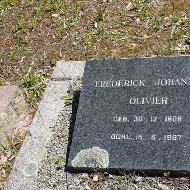 OLIVIER Frederick Johannes 1906-1967