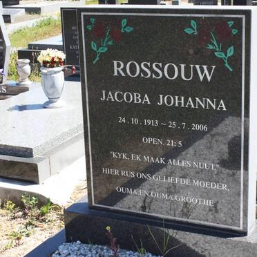 ROSSOUW Jacoba Johanna 1913-2006