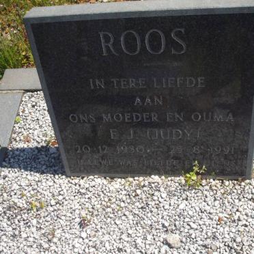 ROOS E.J. 1930-1991