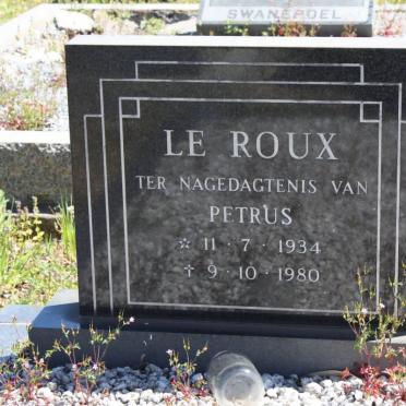 ROUX Petrus, le 1934-1980