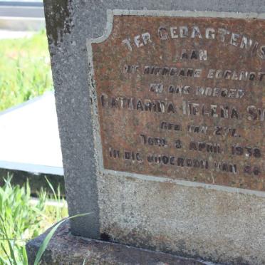 SWART Katharina Helena nee van ZYL -1938