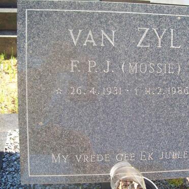ZYL F.P.J., van 1931-1986