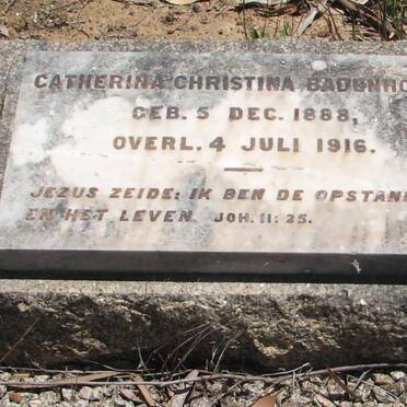 BADENHORST Catherina Christina 1888-1916