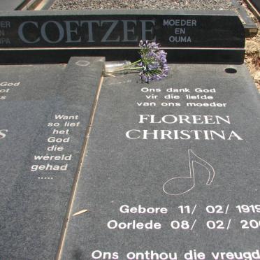 COETZEE Dirk Johannes 1922-1996 &amp; Floreen Christina 1919-2009