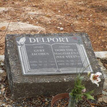 DELPORT Gert Jacobus 1911-1985 &amp; Dorethea Magdalena STEYN 1912-1988