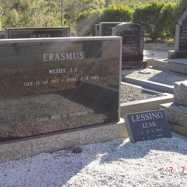 ERASMUS Wessel J.J. 1917-1983 :: LESSING Izak 1919-1997