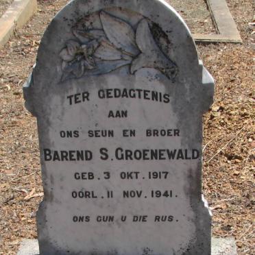 GROENEWALD Barend S. 1917-1941