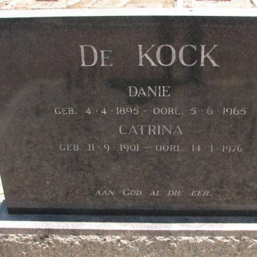 KOCK Danie, de 1895-1965 &amp; Catrina 1901-1976