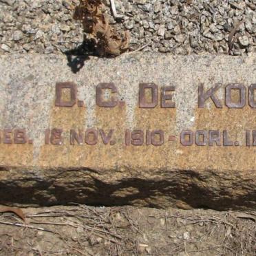 KOCK D.G., de 1910-1950 &amp; J.J. 1913-1951