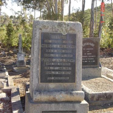 MERWE Wessel J.,v.d. 1855-1938 &amp; Stienie J. VAN NIEKERK 1857-1937