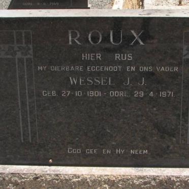 ROUX Wessel J.J. 1901-1971