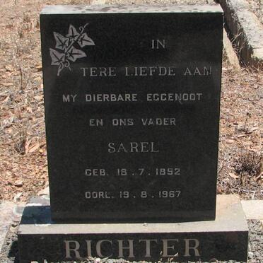 RICHTER Sarel 1892-1967 :: RICHTER Anna 1933-2005