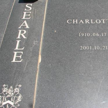 SEARLE Arthur Ralph 1912-2000 &amp; Charlotte 1910-2001