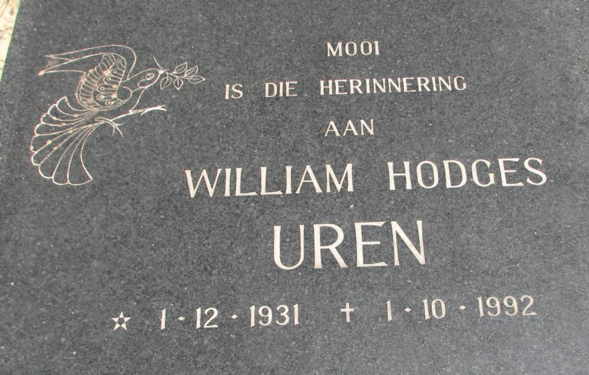 UREN William Hodges 1931-1992