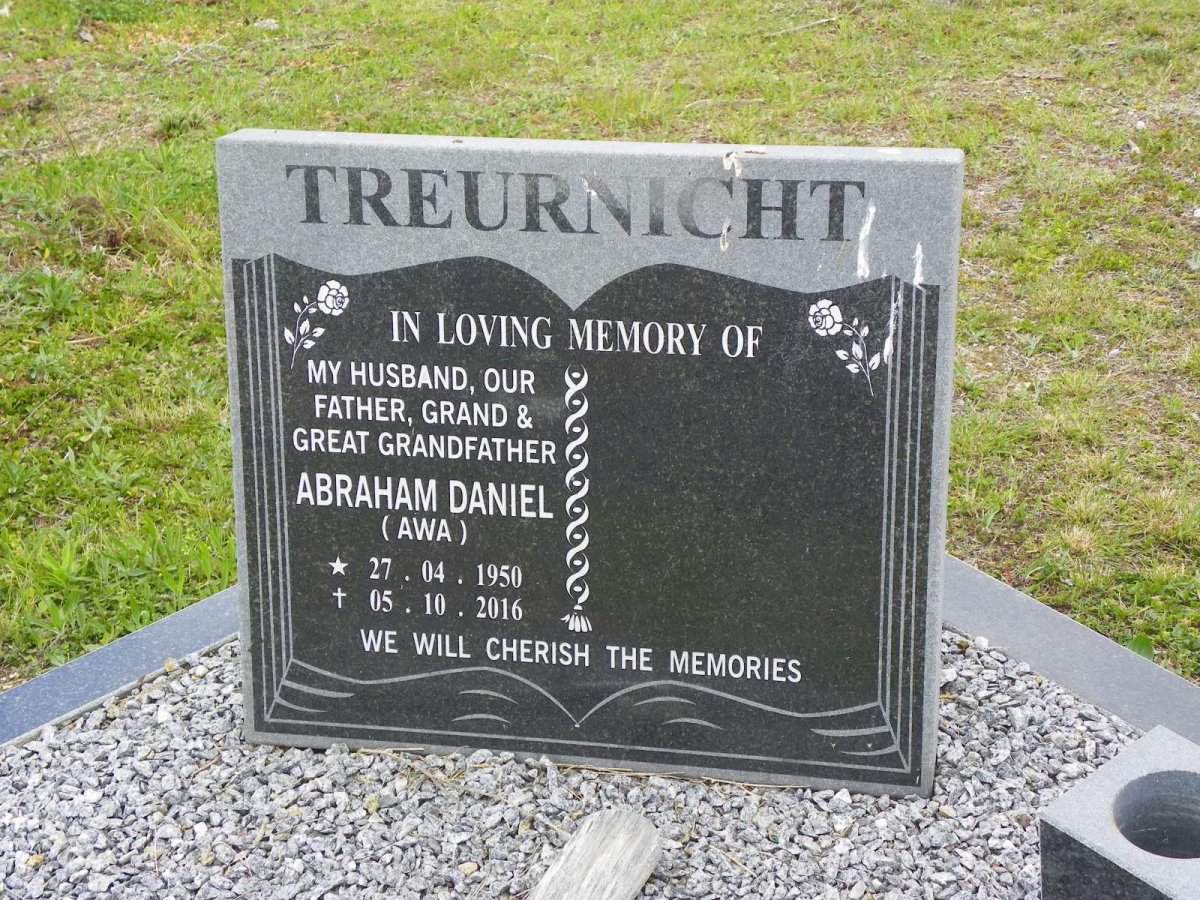 TREURNICHT Abraham Daniel 1950-2016