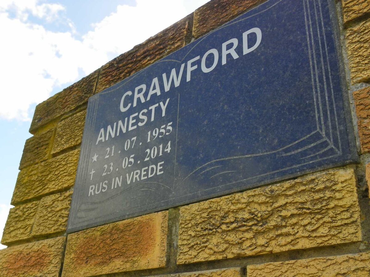 CRAWFORD Annesty 1955-2014