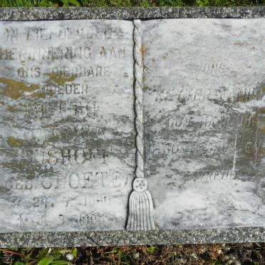 BOSHOFF Hettie Jacoba nee CLOETE 1890-1983