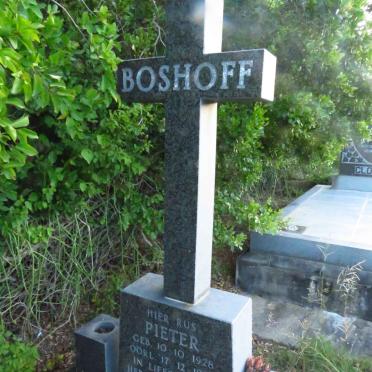 BOSHOFF Pieter 1928-1984