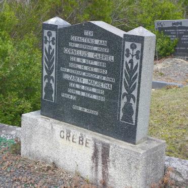 GREBE Cornelius Gabriel 1889-1952 &amp; Elizabeth Magretha 1895-1988