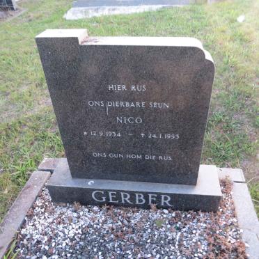 GERBER Nico 1934-1953