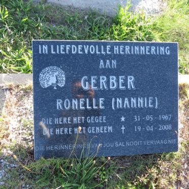 GERBER Ronelle 1967-2008