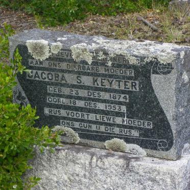 KEYTER Jacoba S. 1874-1953